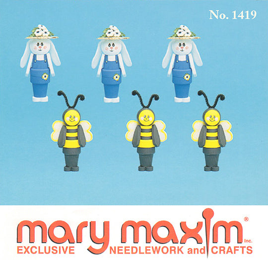 Patrón de conejitos de maceta