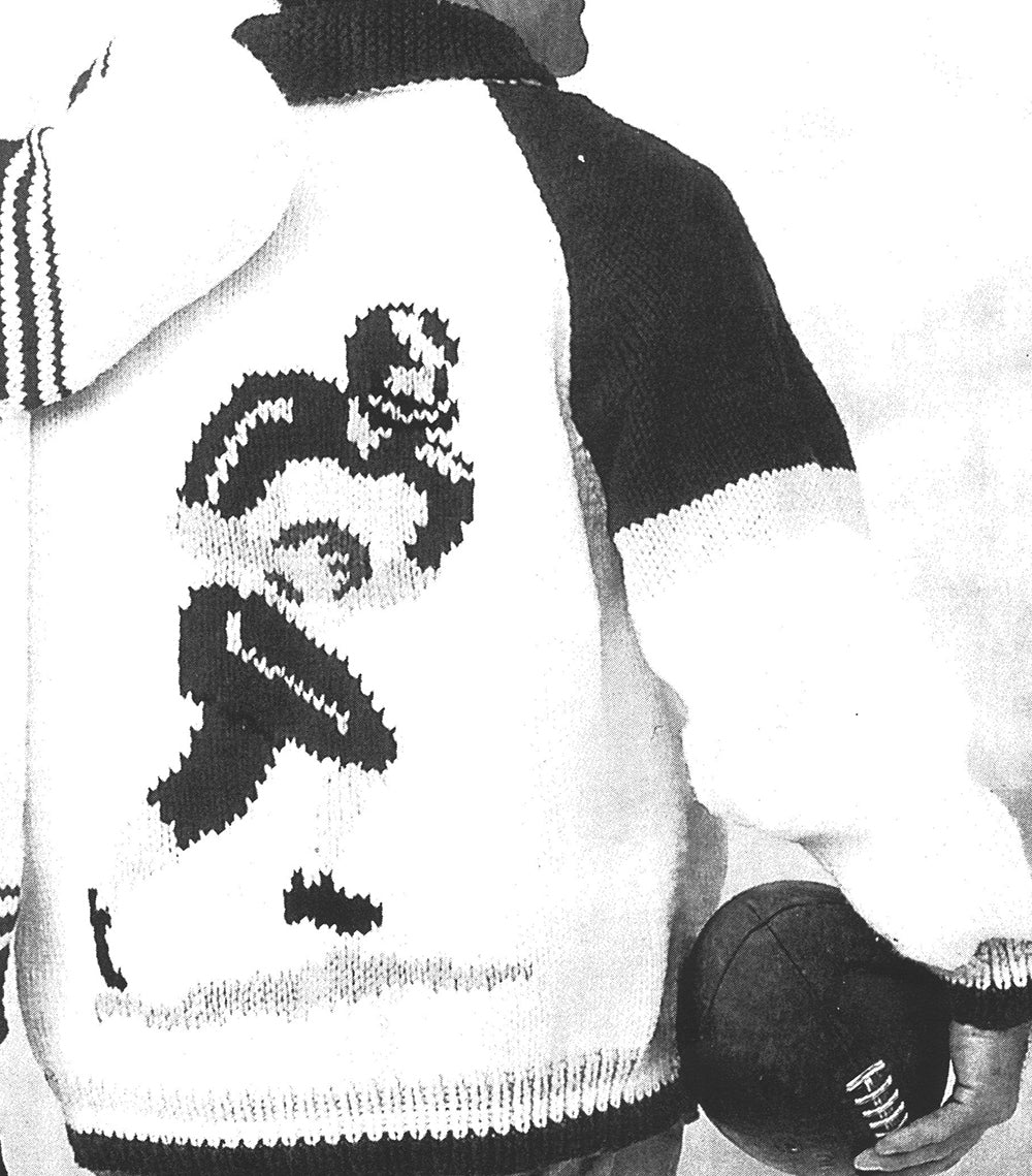 Youth Football Player Sweater Pattern