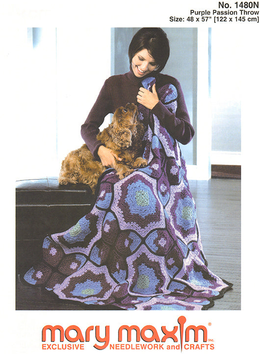 Purple Passion Throw Pattern