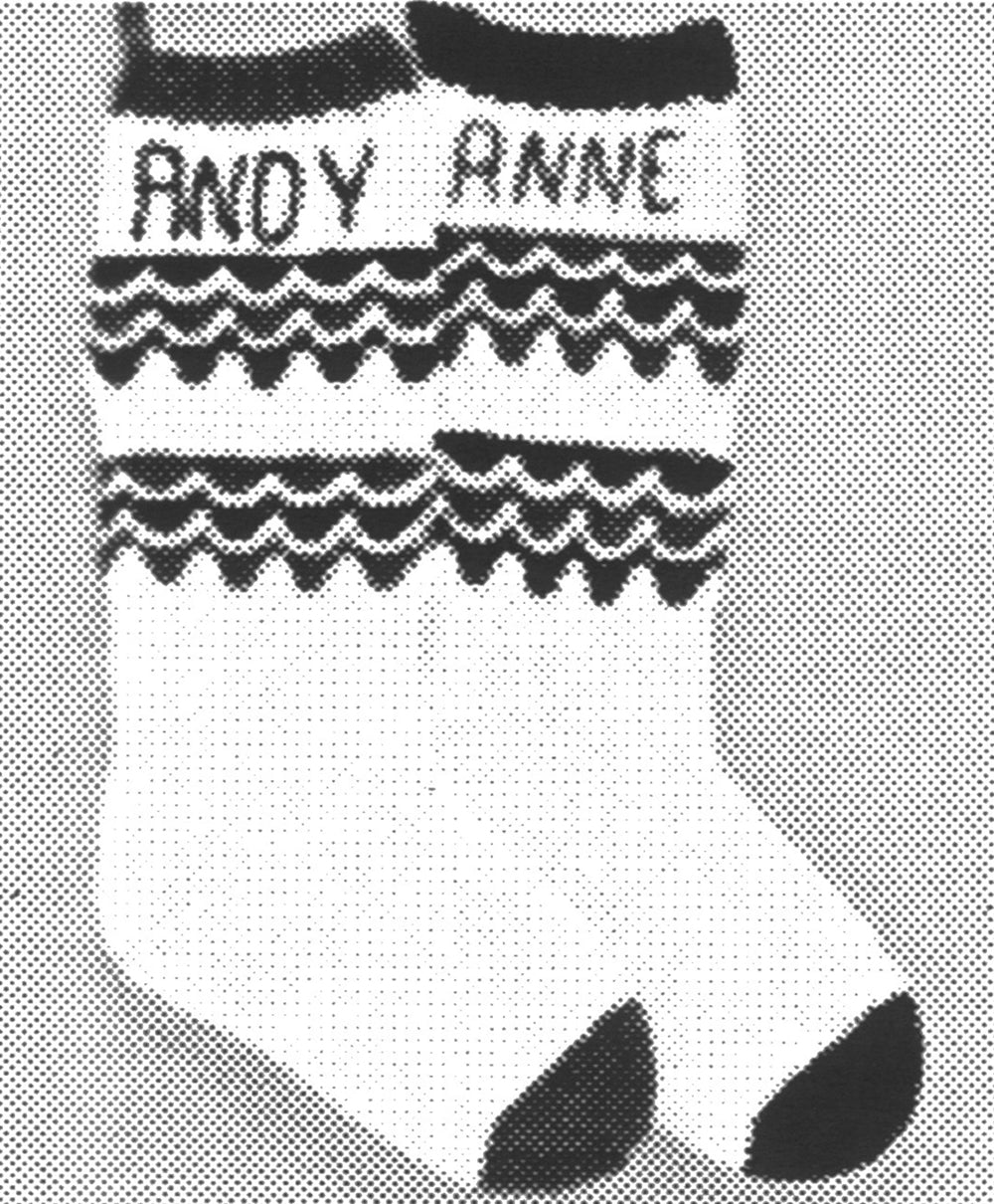 Crocheted Christmas Stocking Pattern