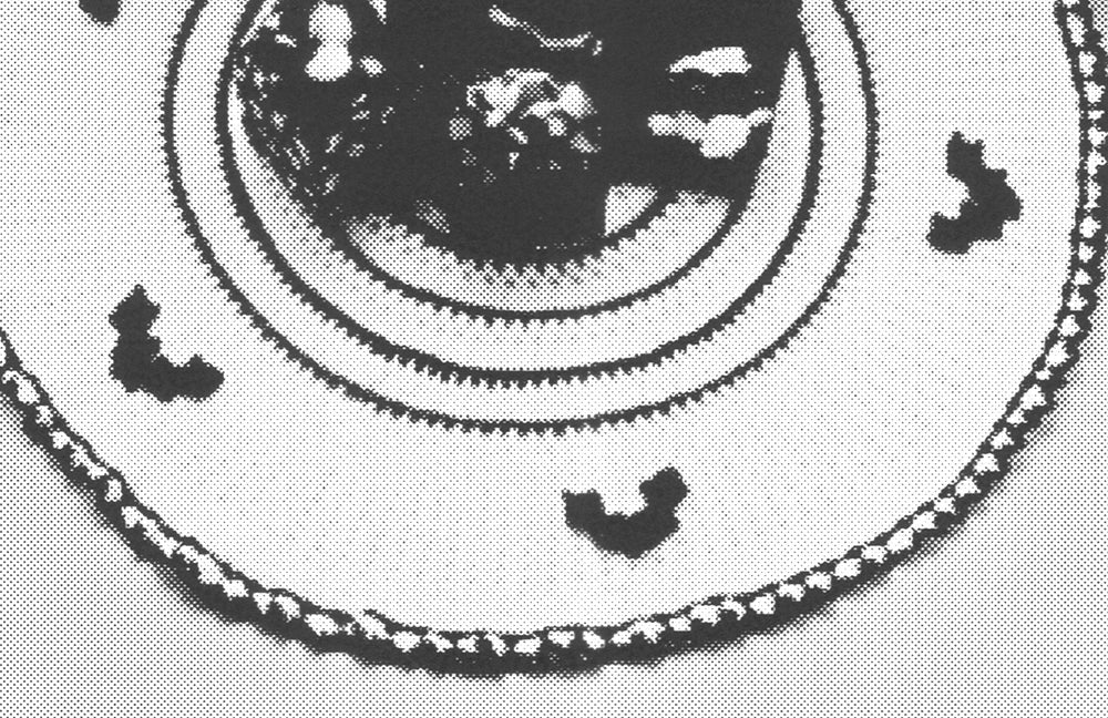 Patrón de adorno de mesa/falda de árbol de acebo