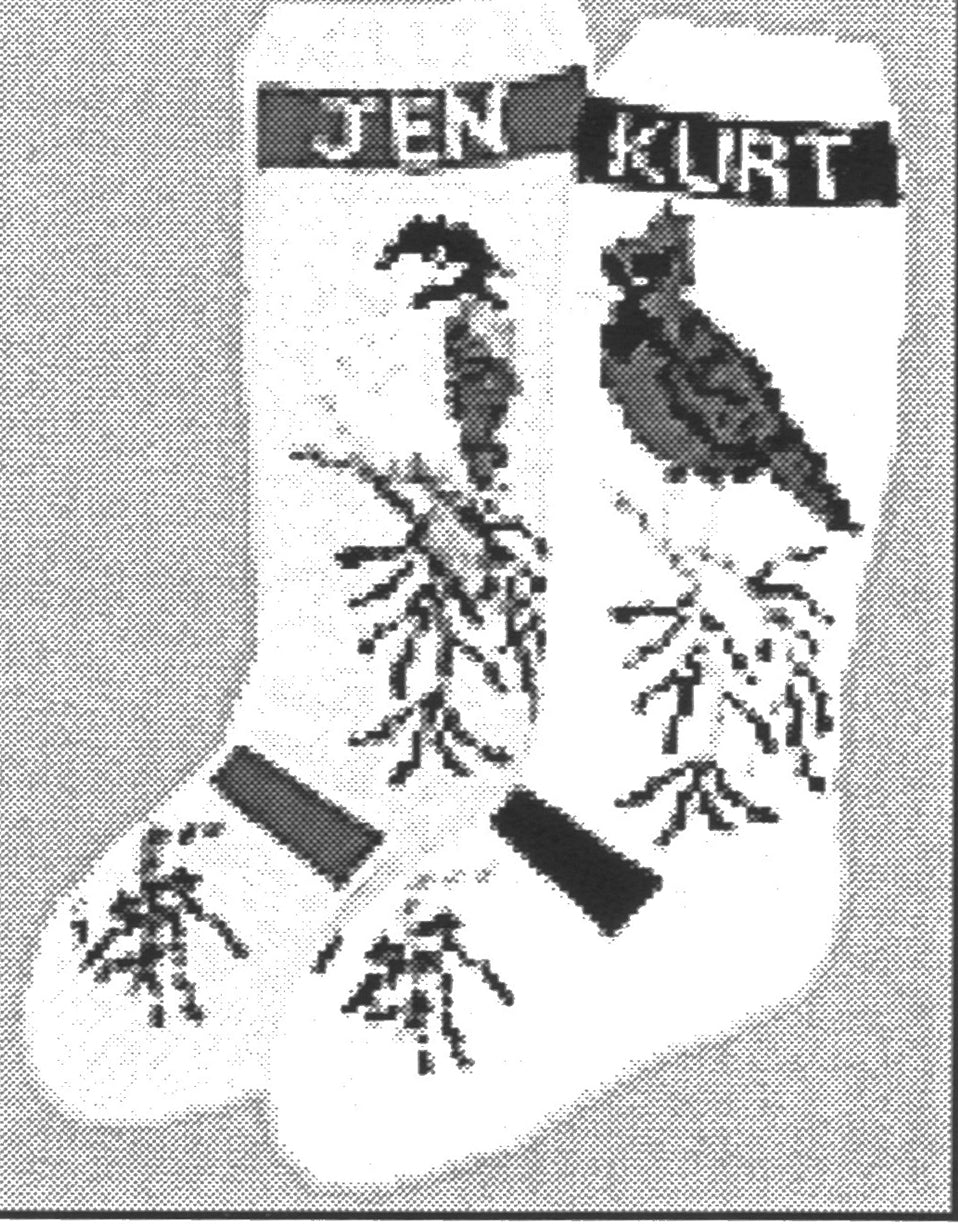 Modèle de bas d'amis d'hiver