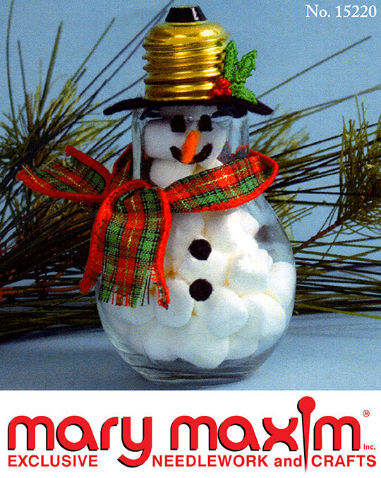 Light Bulb Snowman Pattern