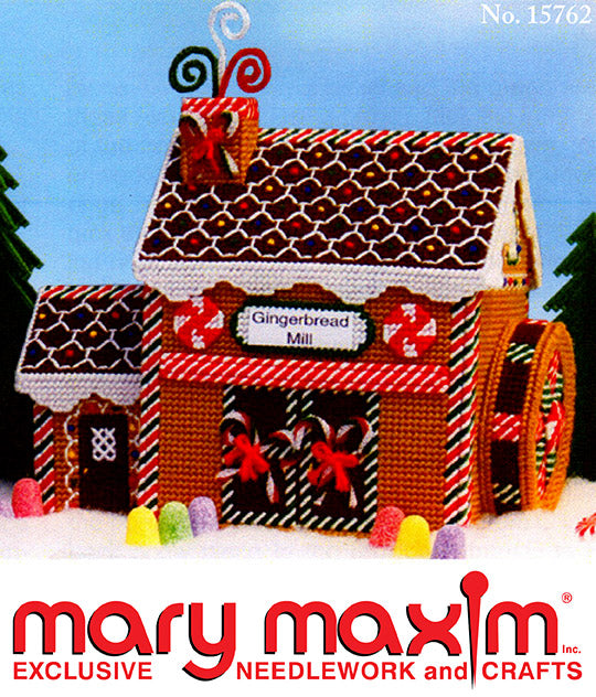 Patrón de molino de pan de jengibre