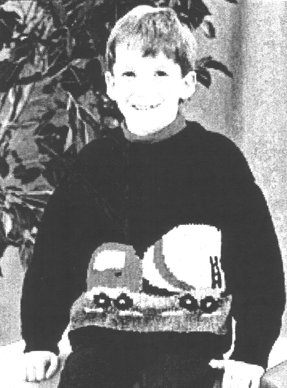 Patrón de suéter de camión de cemento