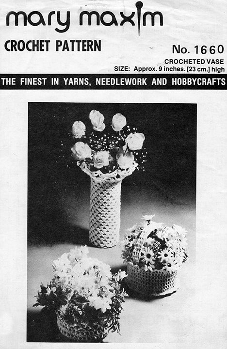 Crocheted Vase Pattern