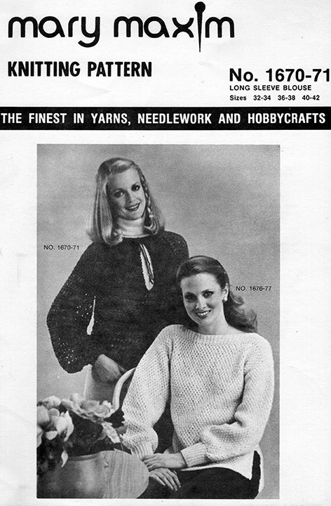 Modèle de chemisier à manches longues