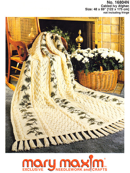 Modèle afghan de lierre câblé