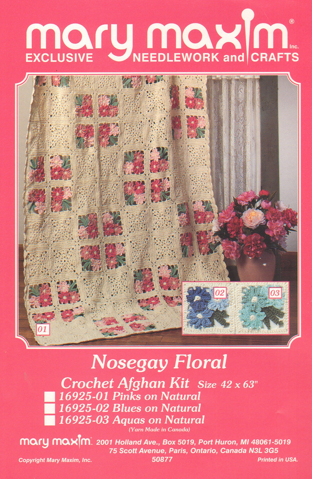 Patrón afgano ramillete