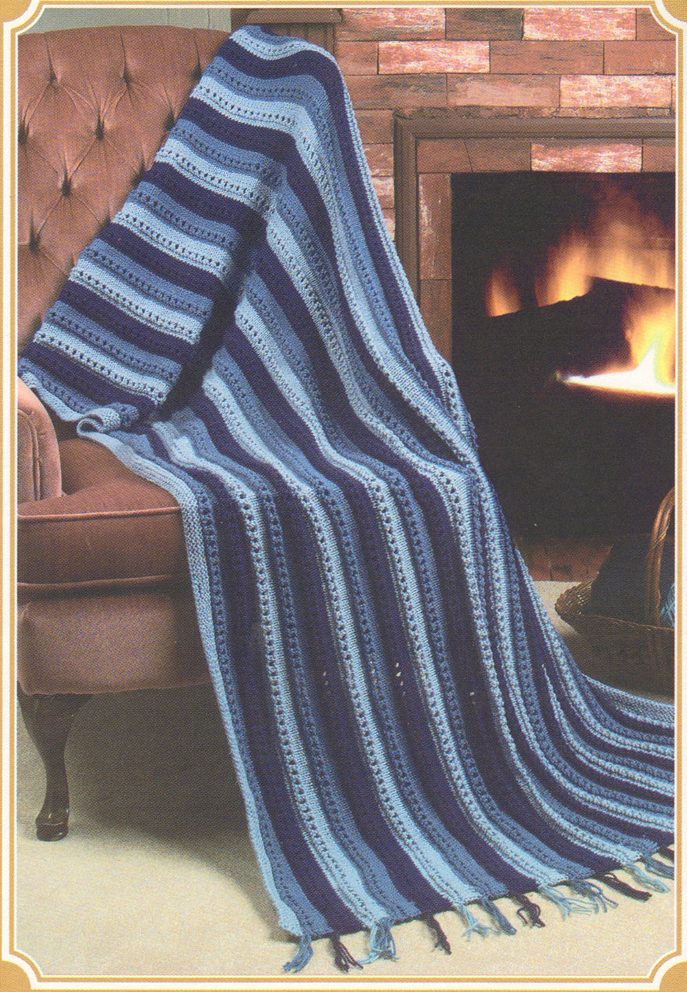 Silky Soft Kashmere Afghan Pattern