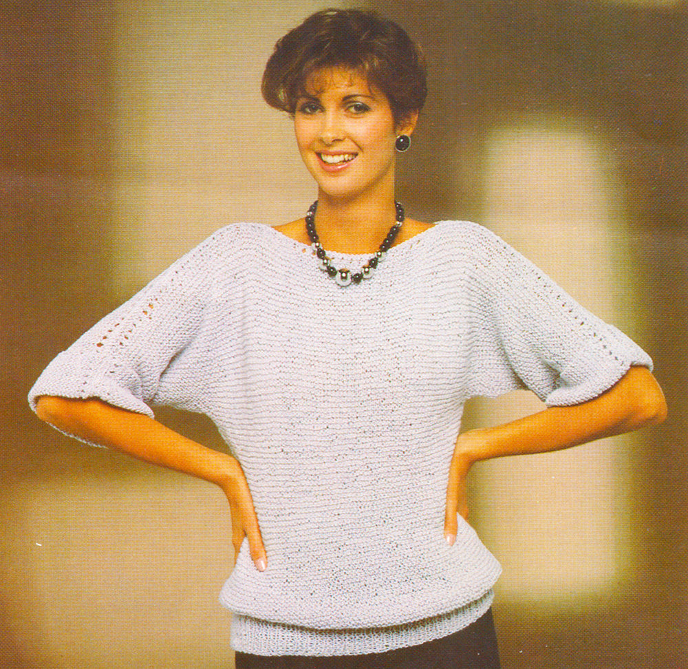 Patrón de jersey de punto bobo