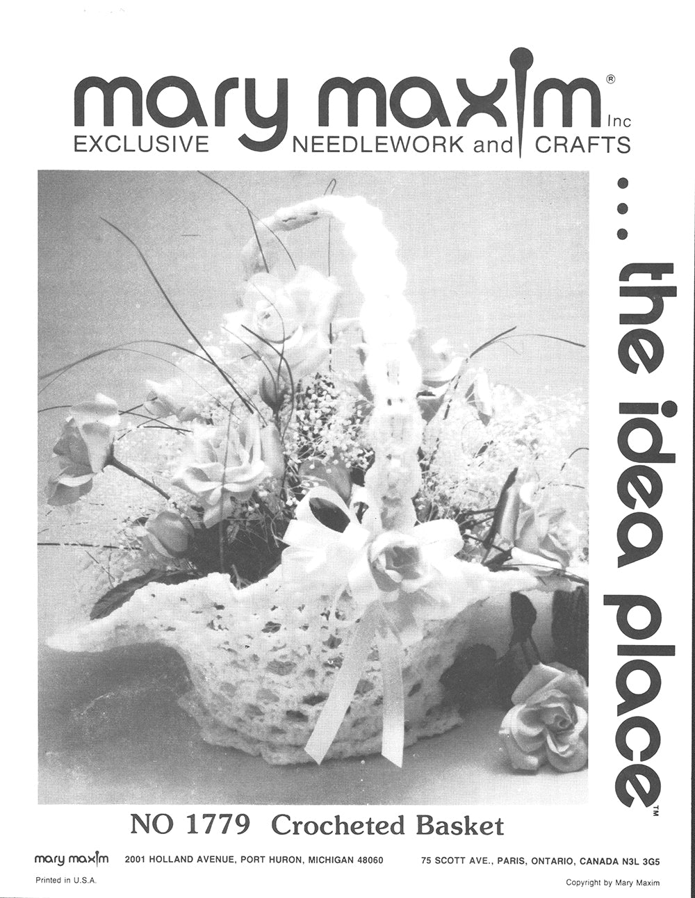 Patrón De Cesta De Ganchillo