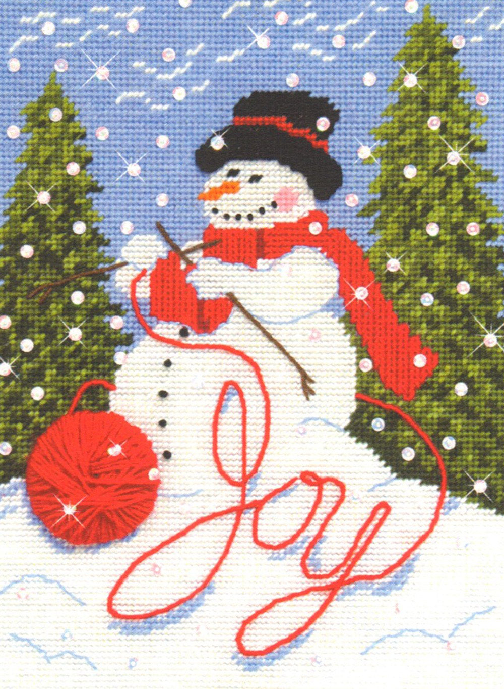 Knitting Snowman Pattern