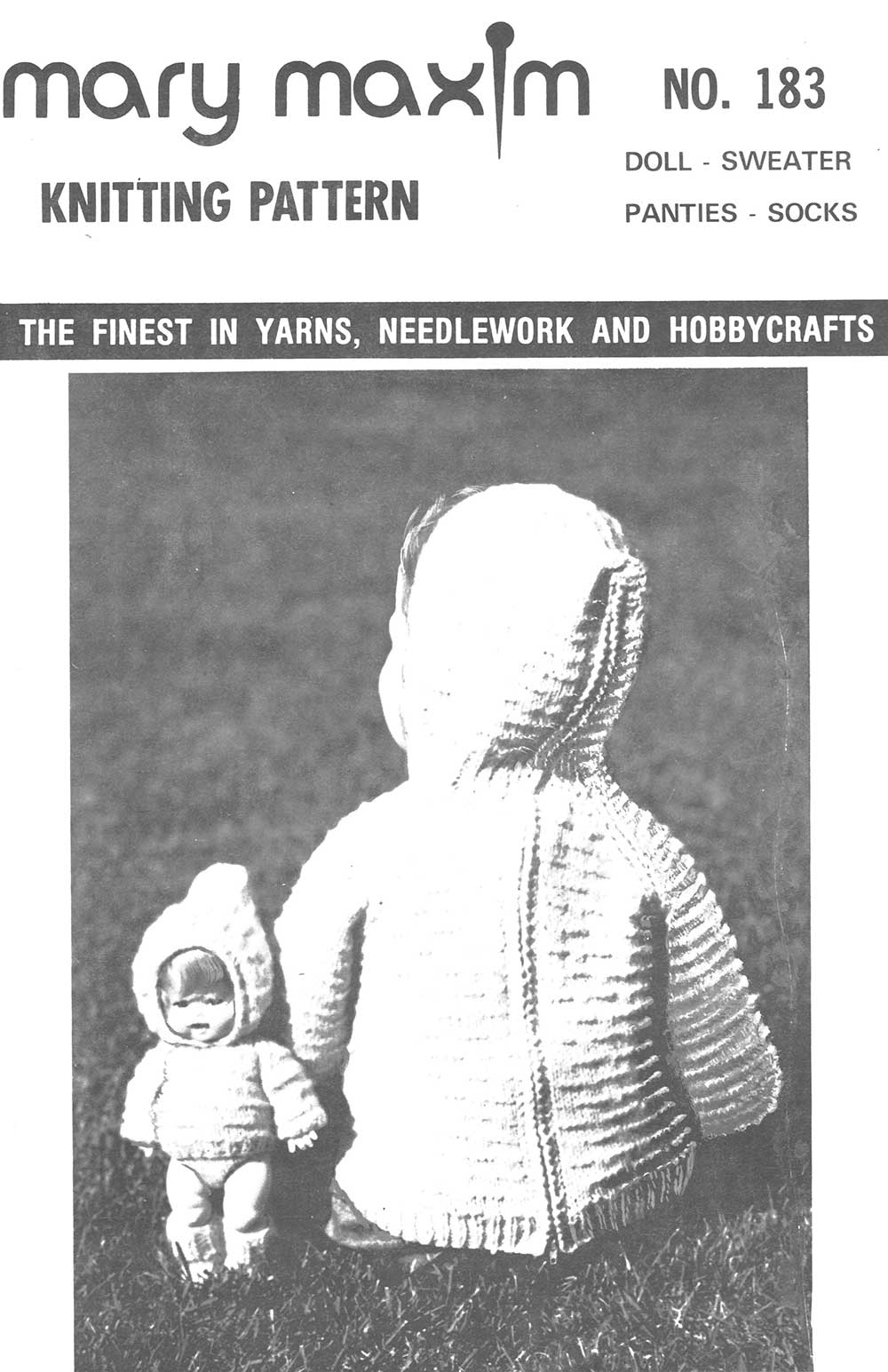 Doll Sweater, Panties & Socks Pattern