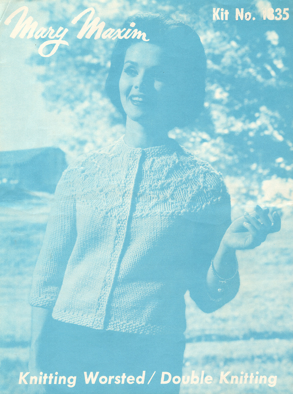 Patrón de cárdigan Aran para mujer