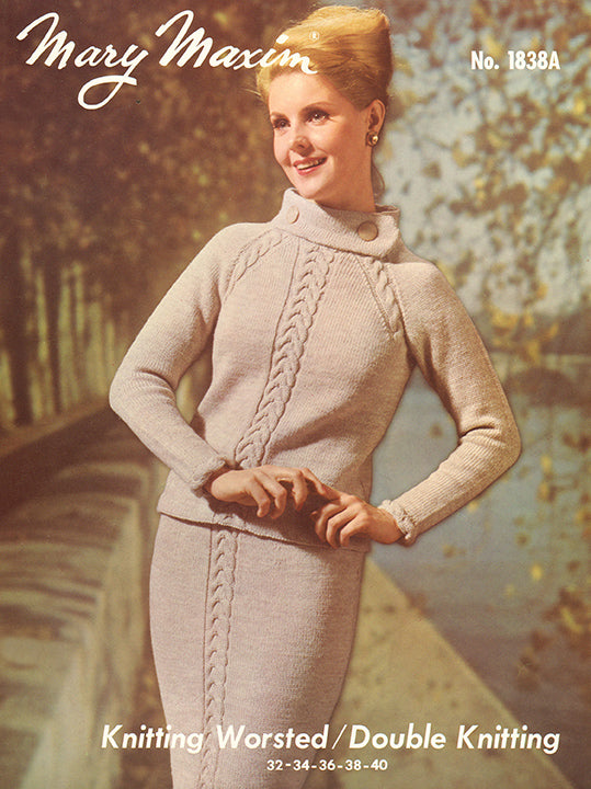 Patrón de traje de dos piezas para mujer