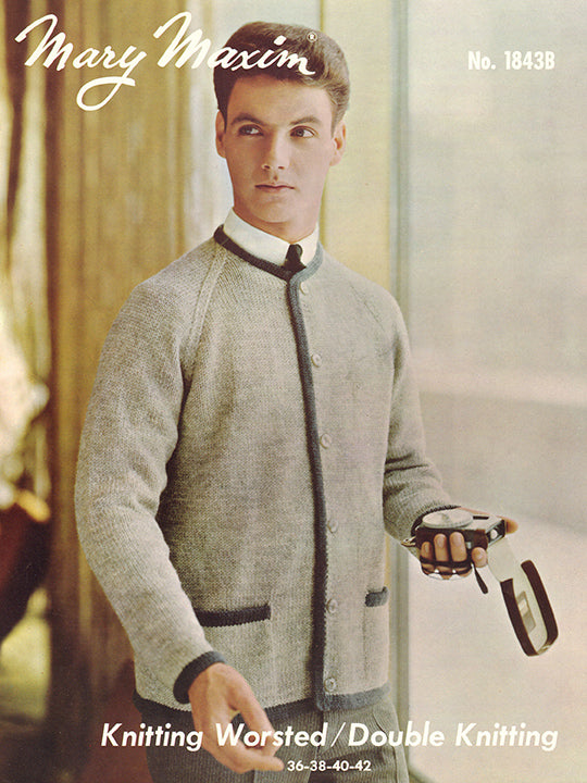 Modèle de cardigan pour hommes