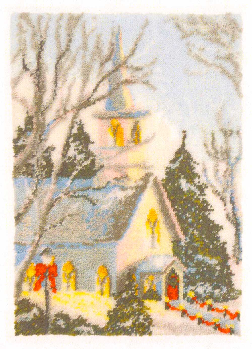 Patrón de alfombra con gancho de pestillo Peaceful Serenity