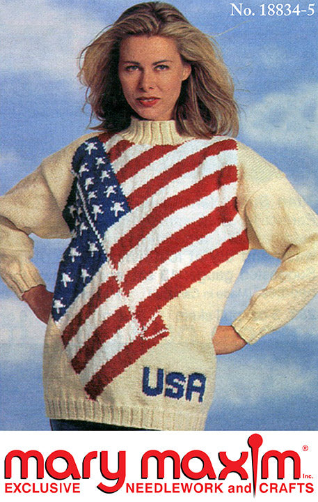 American Flag Pullover Pattern
