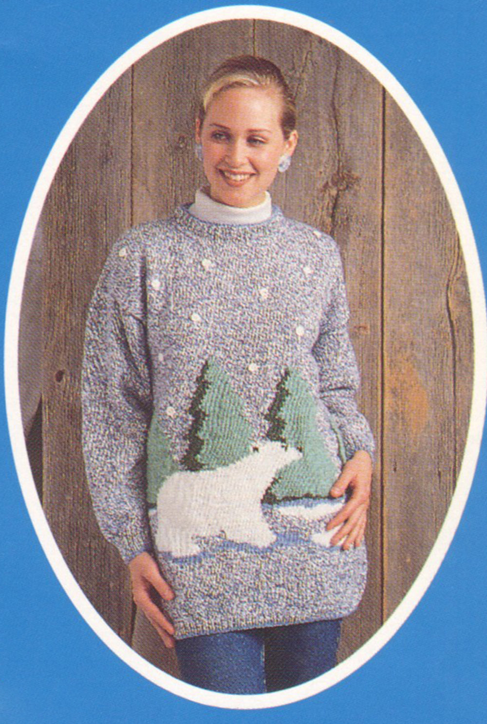 Patrón de túnica de oso polar