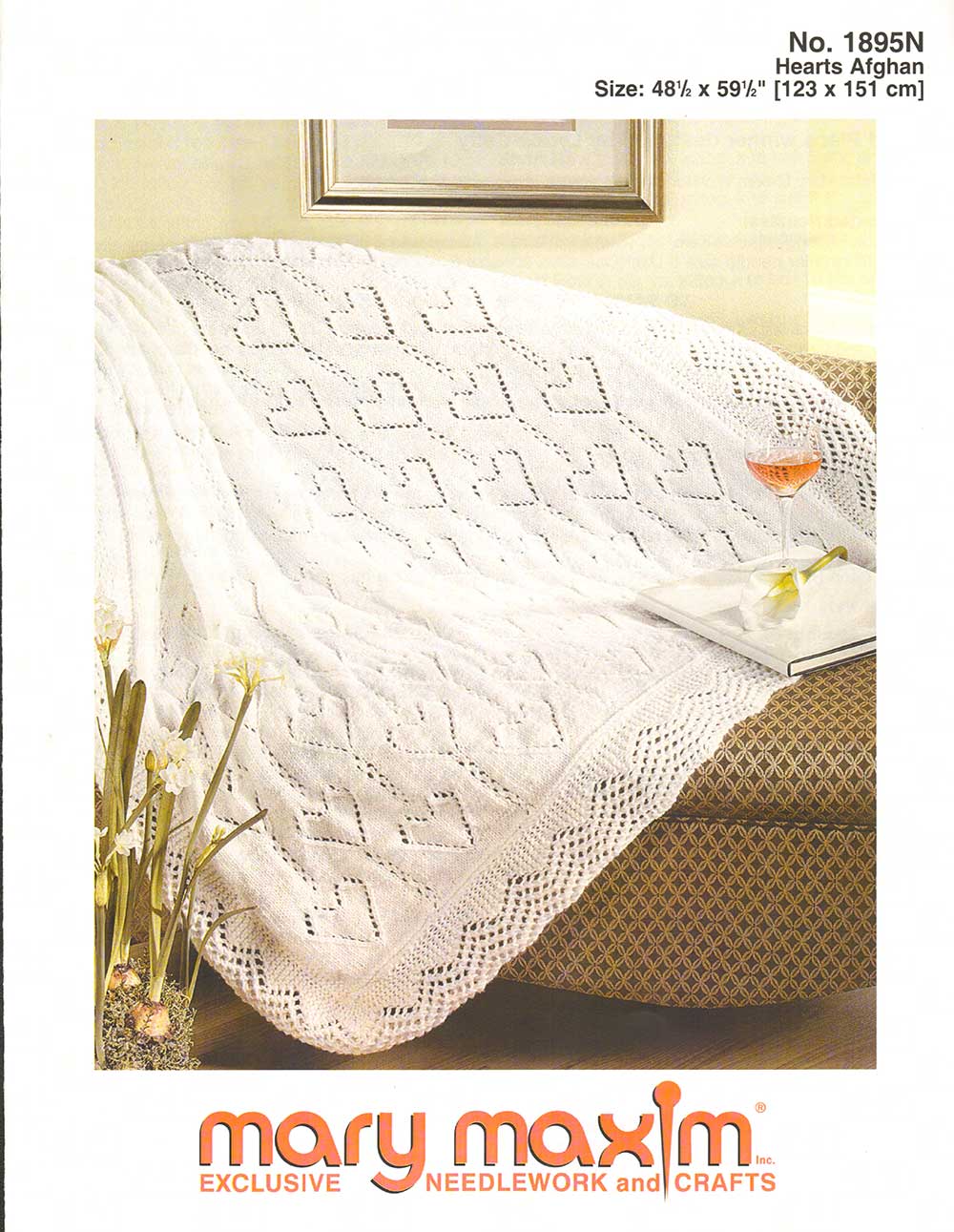 Hearts Afghan Pattern