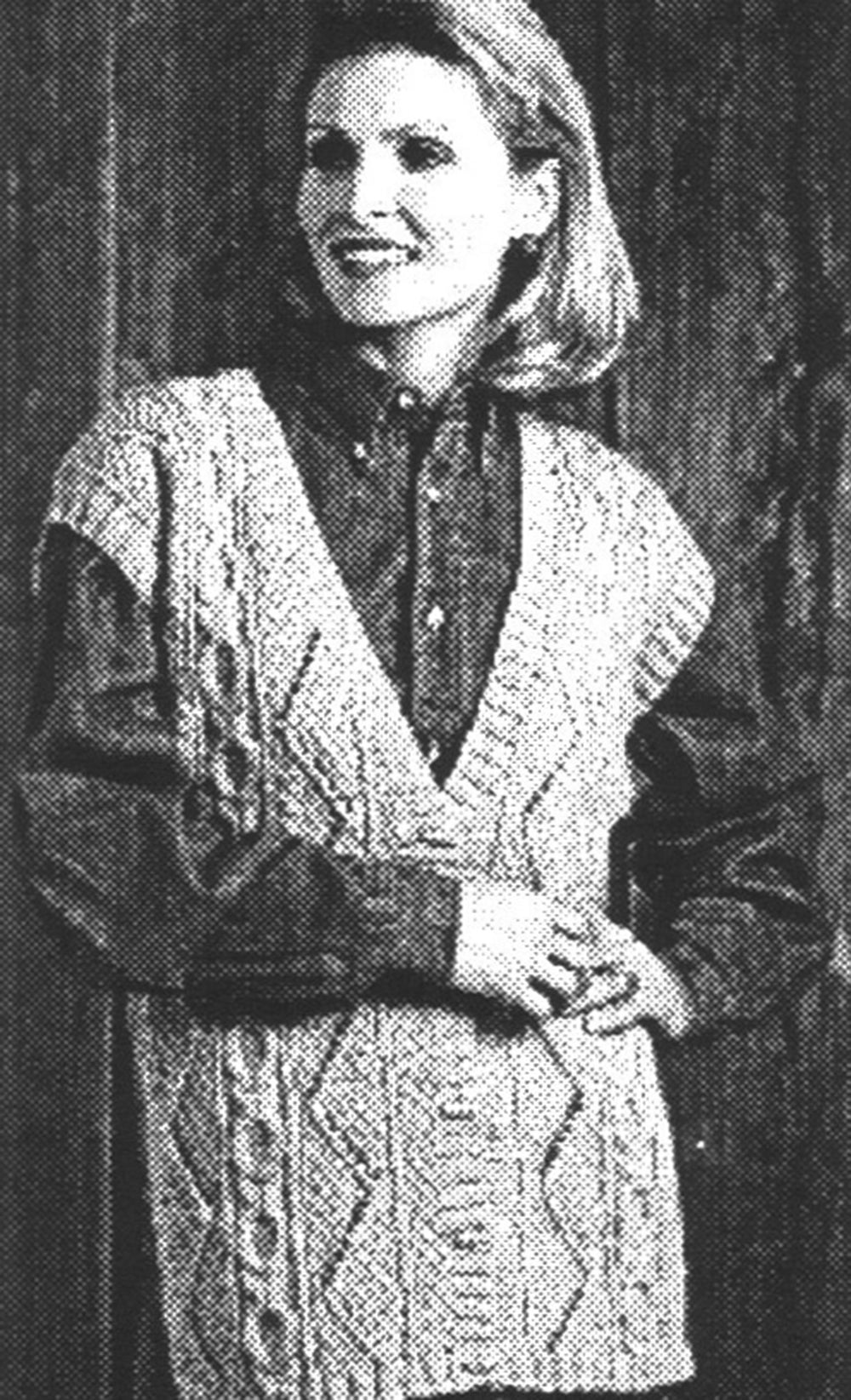 Patrón de chaleco de encaje y ochos