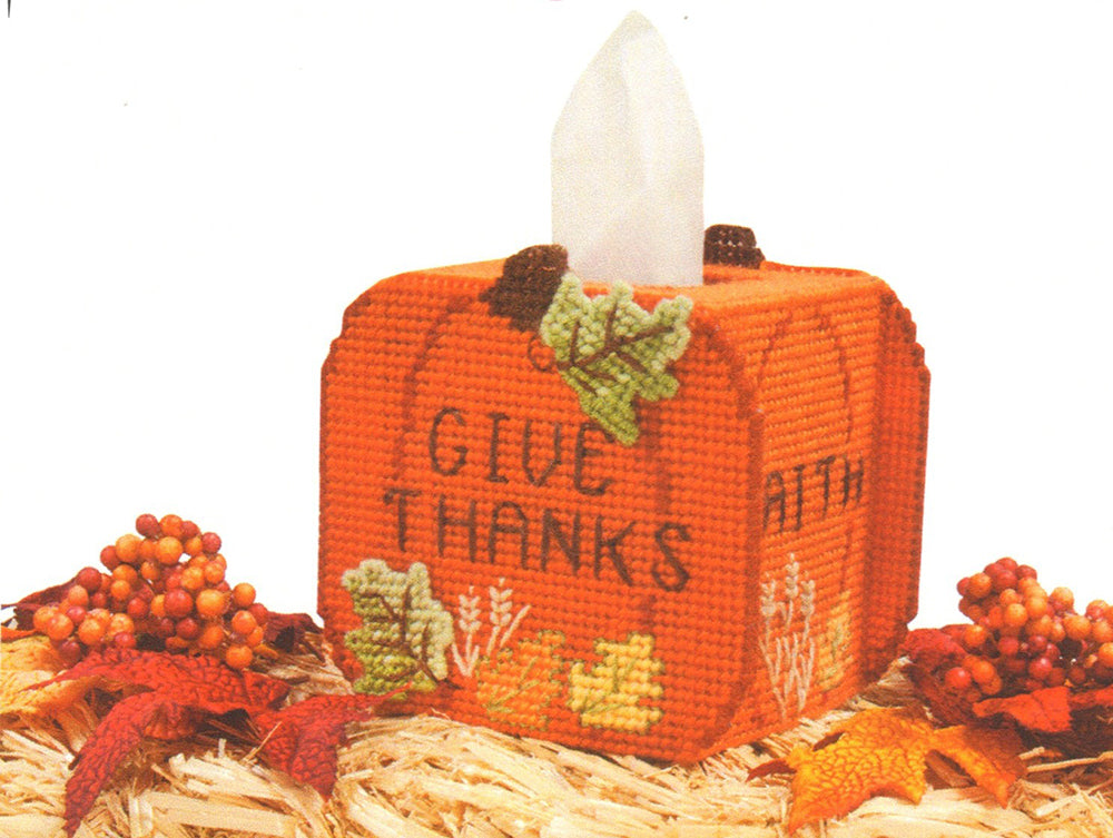 Pumpkin Tissue Box Cover Pattern