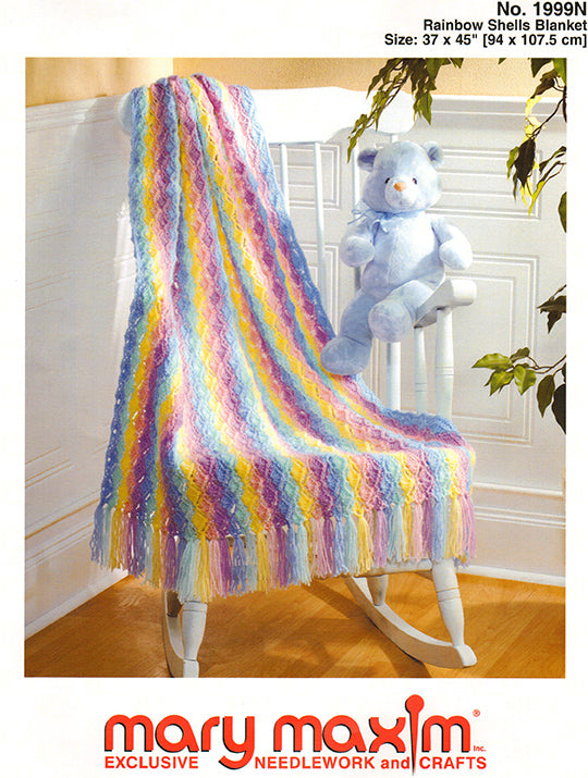 Modèle de couverture de coquillages arc-en-ciel