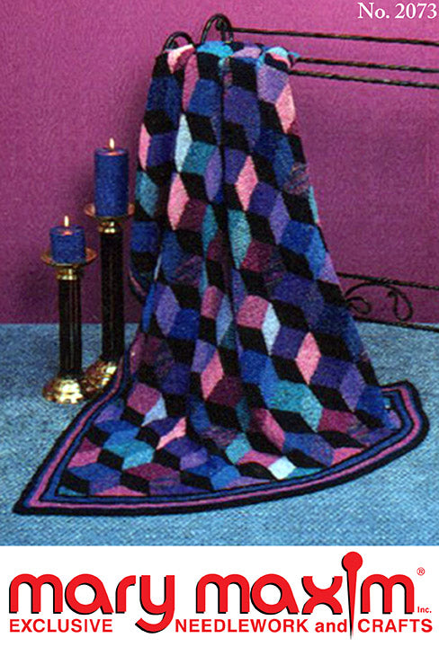 Patrón afgano de bloques de sombra