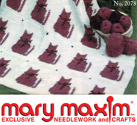 Cozy Kitties Afghan Pattern