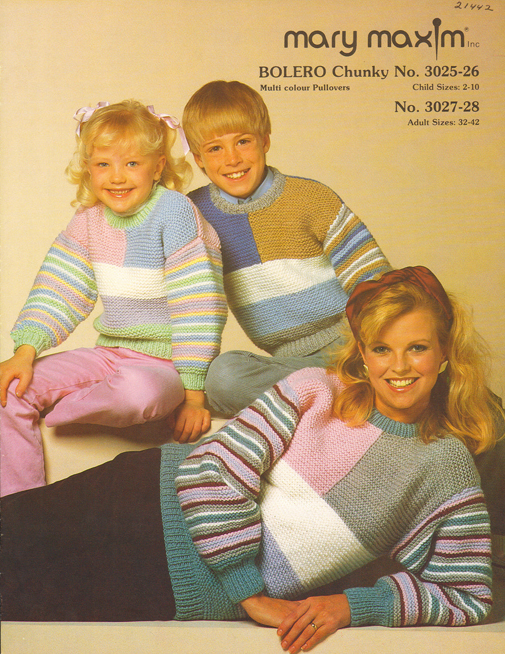 Patrón de jerseys multicolores