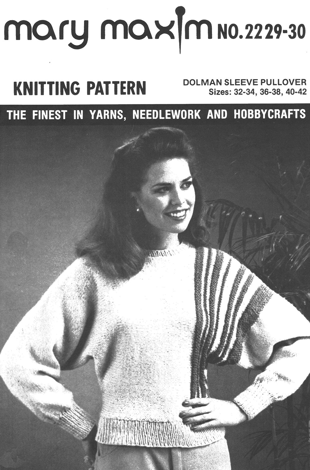 Patrón de jersey con manga dolman