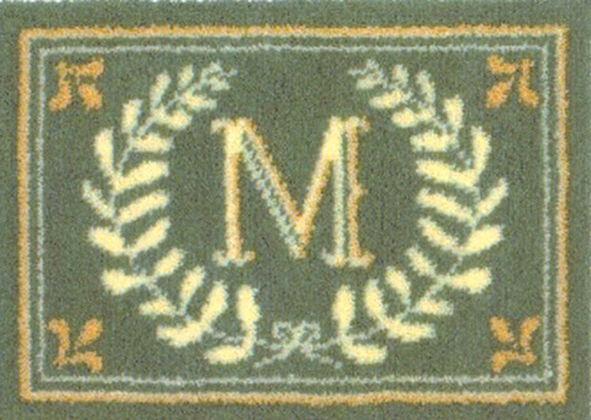 Monogram Latch Hook Rug Pattern