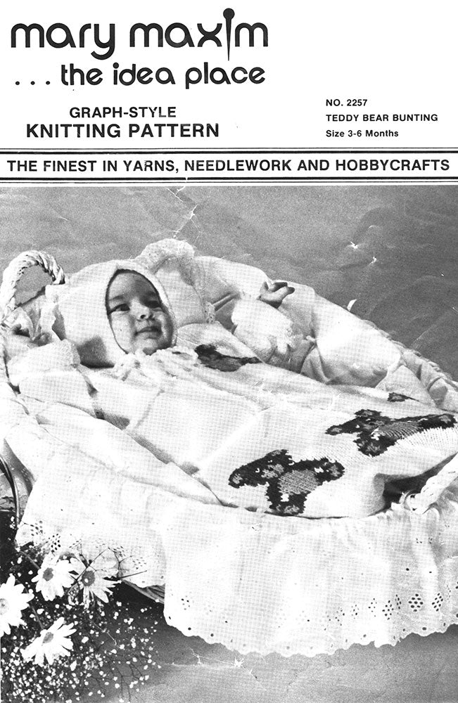 Teddy Bear Bunting Pattern