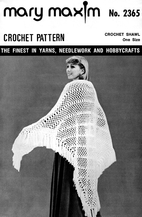 Modèle de châle au crochet