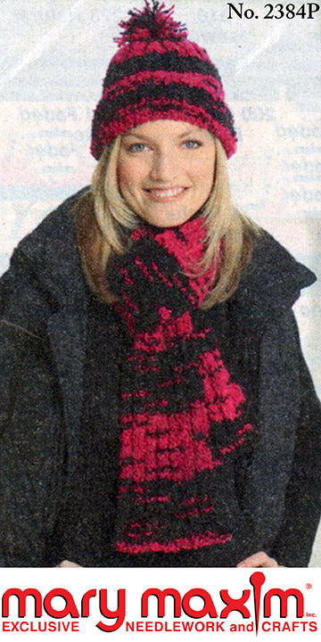 Modèle de chapeau et d'écharpe