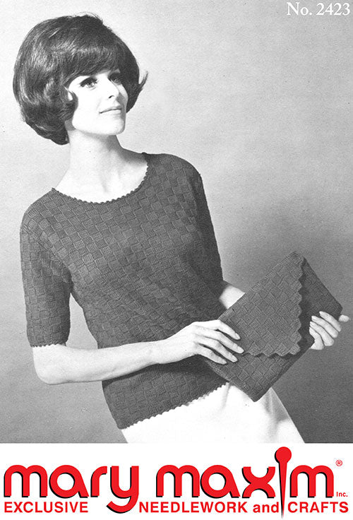 Renee Sweater and Purse Pattern