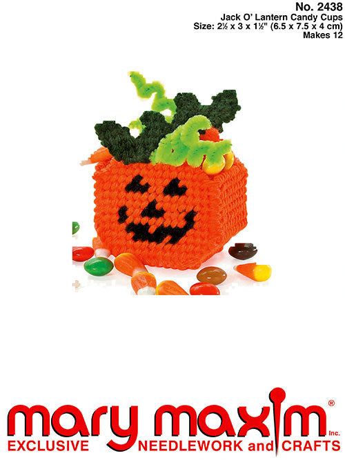 Jack O' Lantern Candy Cups Pattern