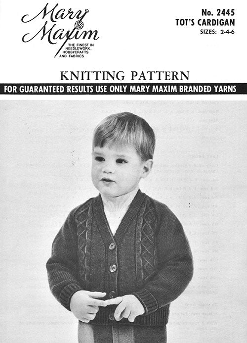 Tot's Cardigan Pattern