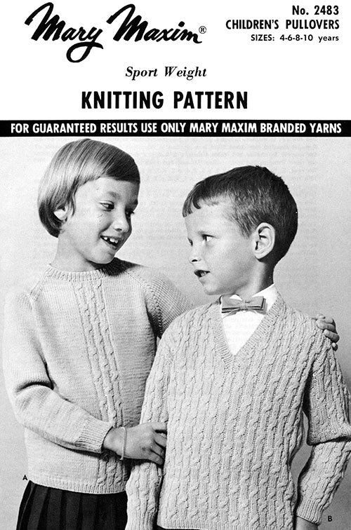 Children's Pullovers Pattern