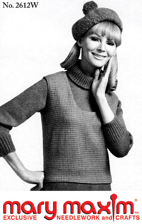 Worsted Weight Turtle Neck Pullover Pattern