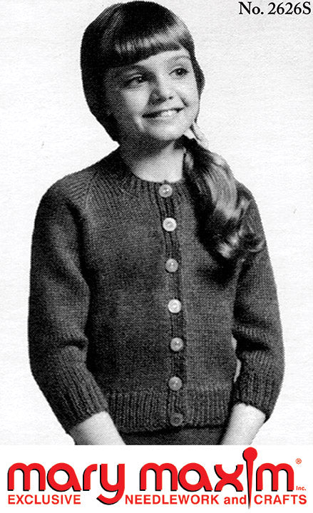 Children's Charming Miss Cardigan Pattern