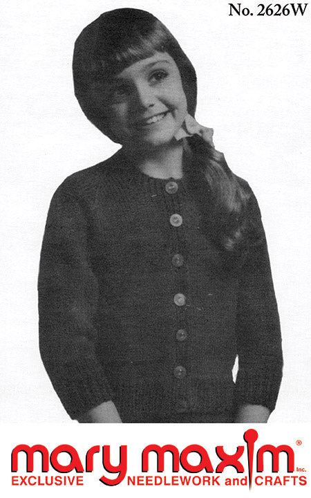 Children's Charming Miss Cardigan Pattern