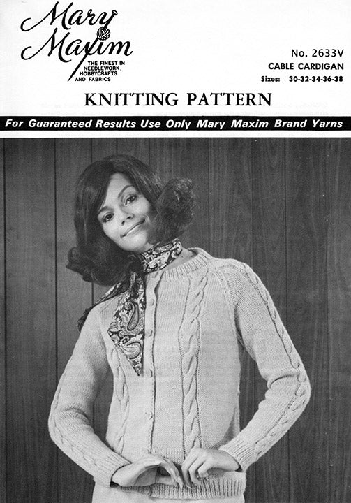 Patrón de cárdigan de ochos