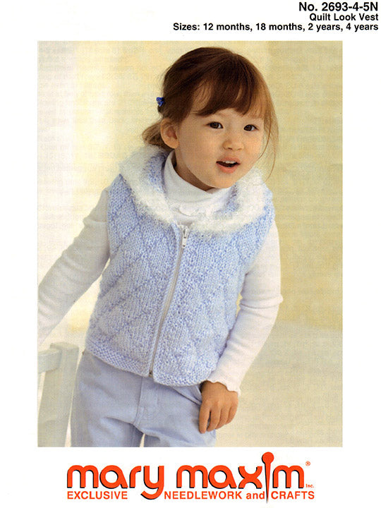 Quilt Look Vest Pattern