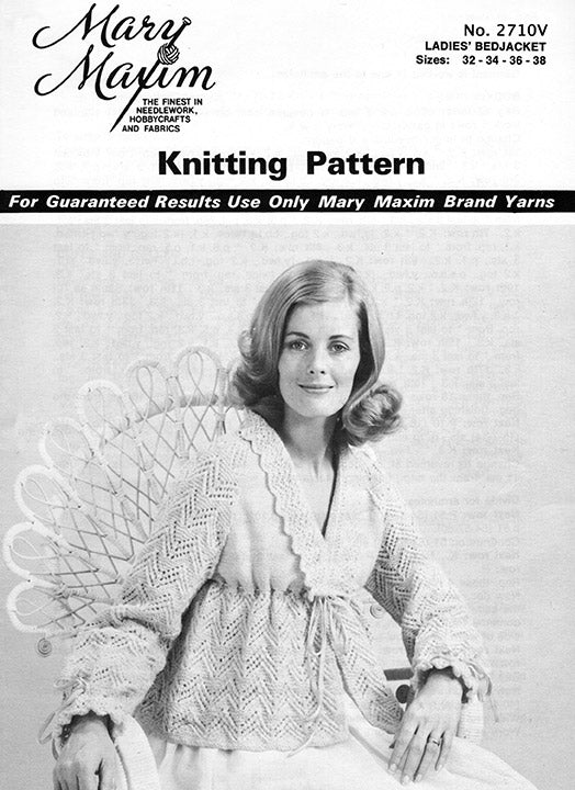 Ladies' Bed Jacket Pattern