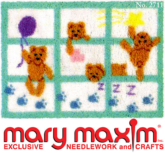 Ours sur mon modèle de tapis de couverture