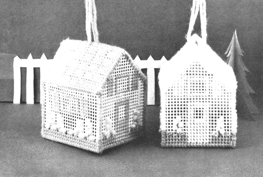 Potpourri Houses Plastic Canvas Pattern