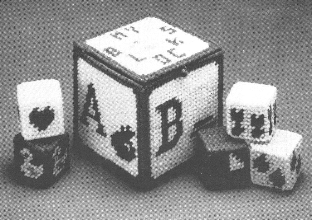 Modèle de blocs pour bébé à l’aiguille