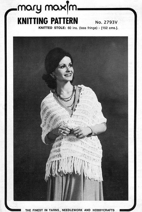 Knitted Stole Pattern